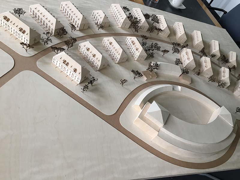 Modell Olympisches Dorf